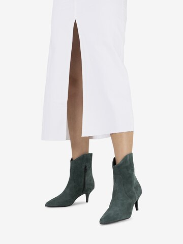 BRONX Ankle Boots 'Po-Lly' in Green