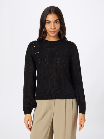 VILA Sweater 'CHAI' in Black: front