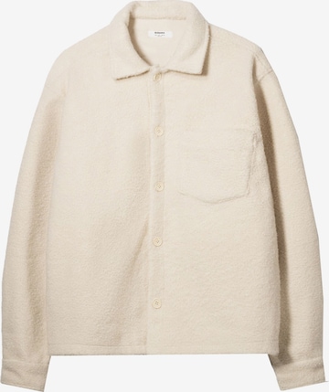 Giacca di mezza stagione di Bershka in beige: frontale
