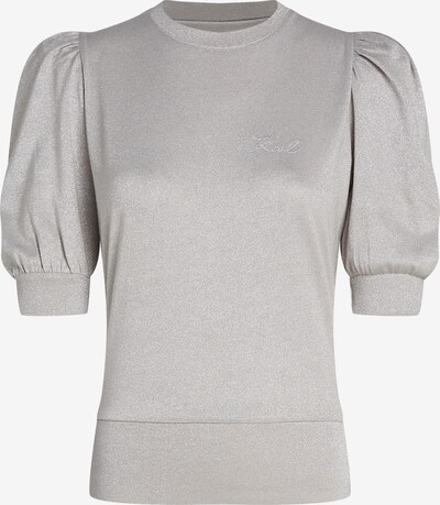 Karl Lagerfeld Sweatshirt in hellgrau / silber, Produktansicht