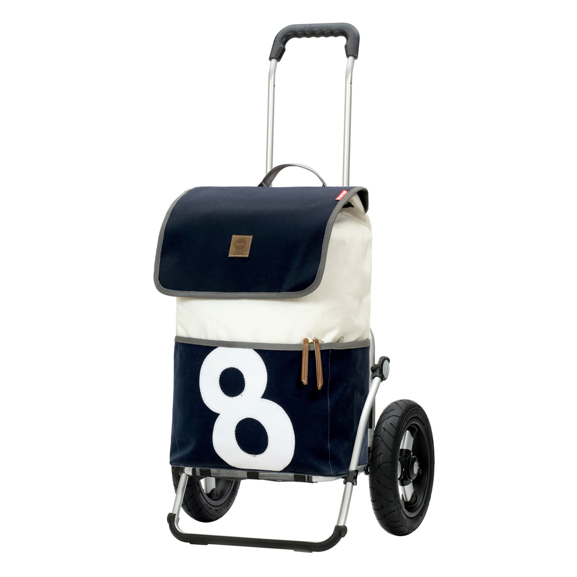 Andersen Shopper Trolley in Blauw: voorkant