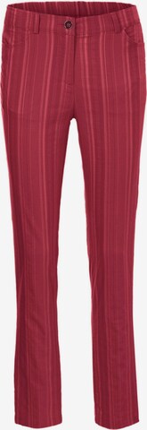 Regular Pantalon Goldner en rouge : devant