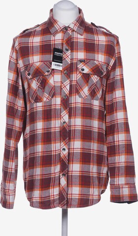 Hurley Button Up Shirt in L in Red: front