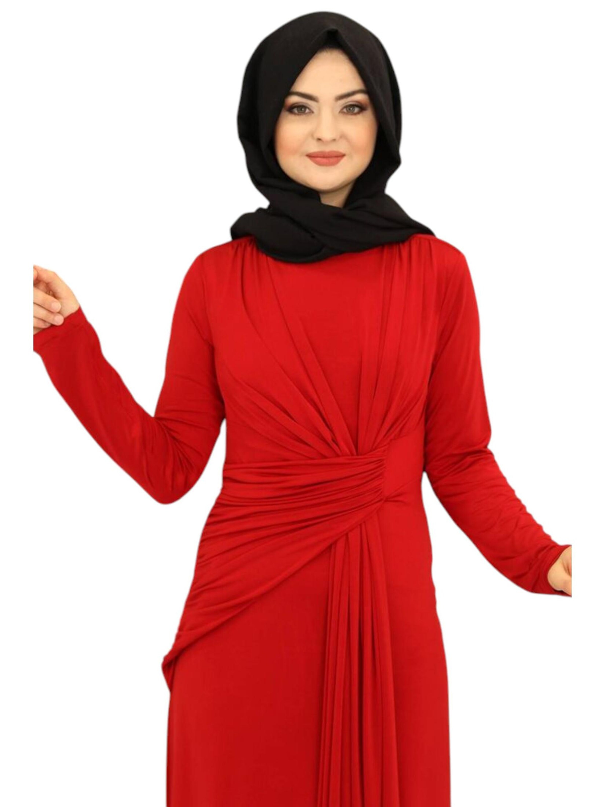 fashionshowcase - Vestido de noche 'FAVORI' en rojo