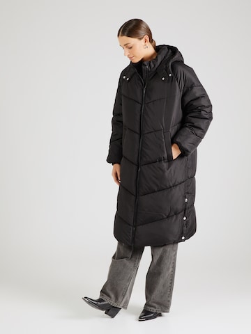 Noisy may Winter coat 'NMFLORA' in Black: front