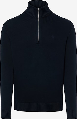 Pull-over Nils Sundström en bleu : devant