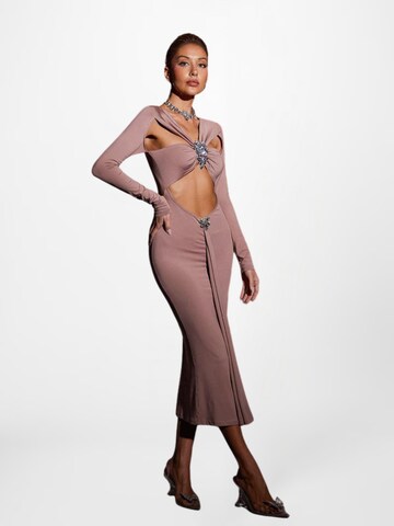 Mew Mews Kleid 'Kaison' in Braun