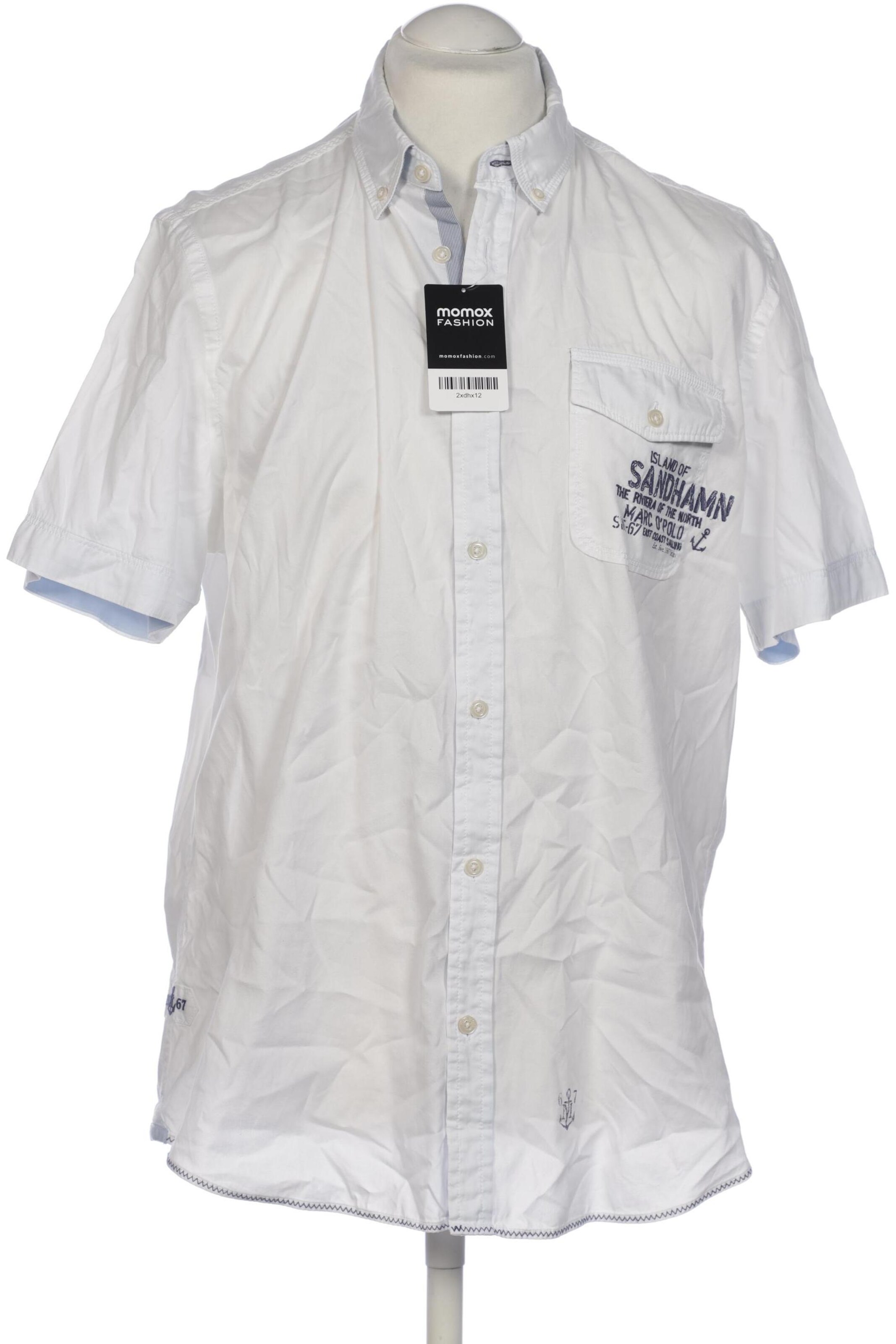 Marc O'Polo Button Up Shirt in XL in White, Item view