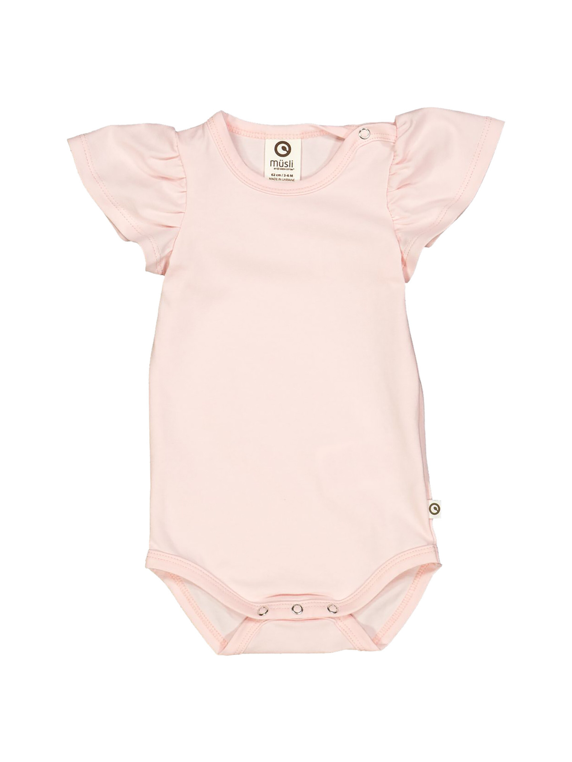 Tutina / body per bambino di Müsli by GREEN COTTON in rosa