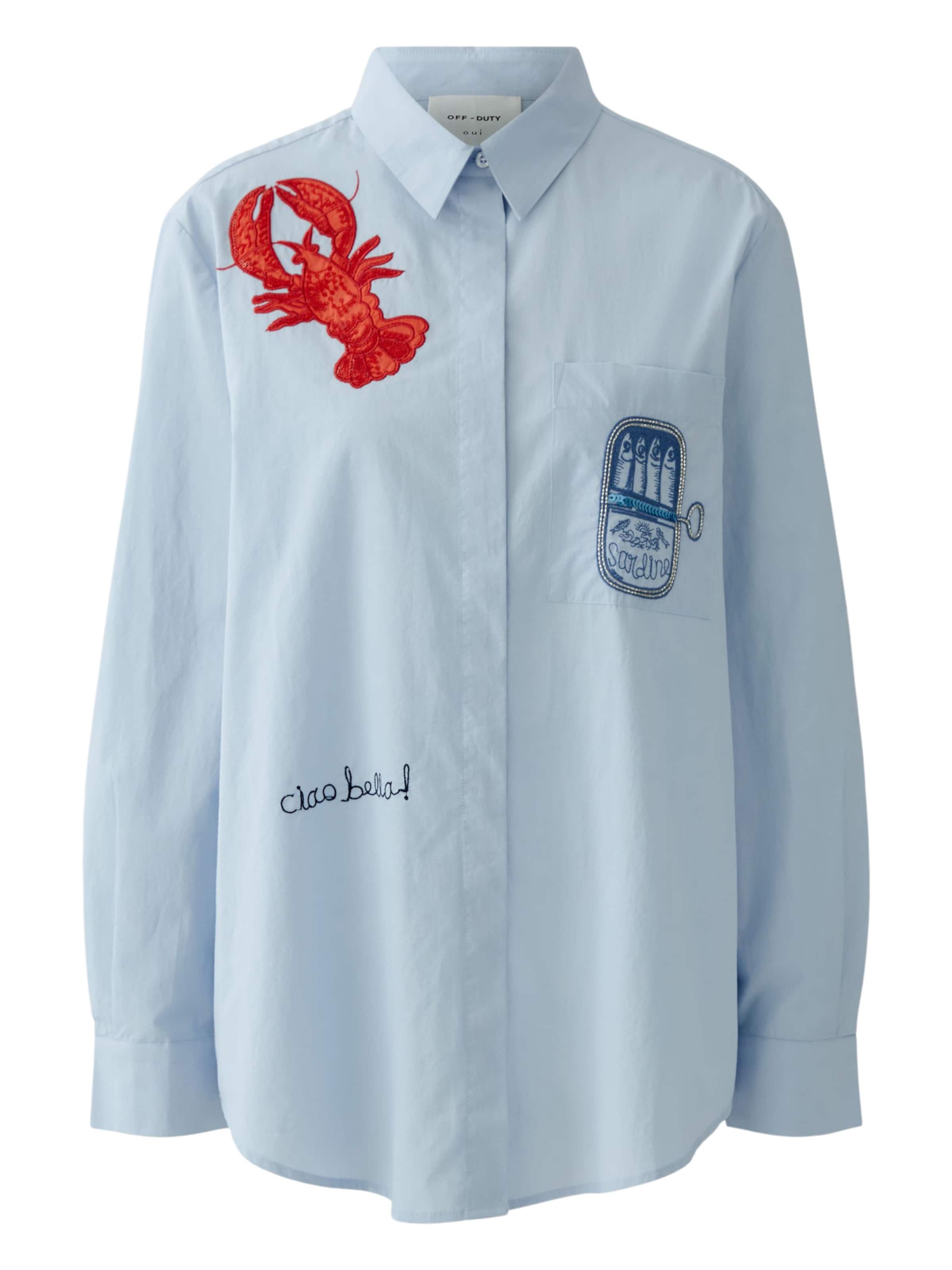 OUI Blouse in Blue: front