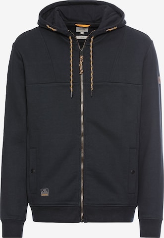 CAMEL ACTIVE Zip-Up Hoodie in Blue: front