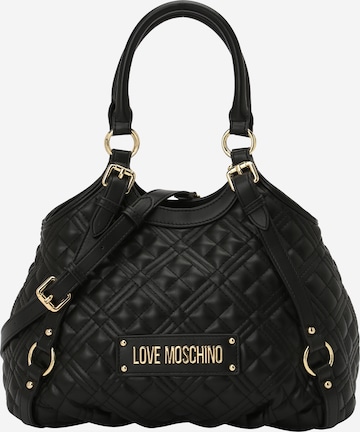 Borsa a mano di Love Moschino in nero: frontale