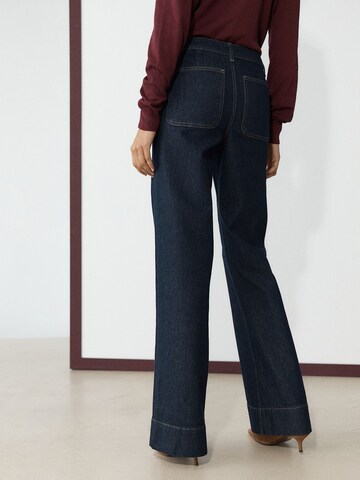 Next Wide Leg Jeans in Blau