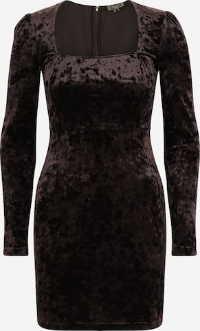 SuperdryHaljina - smeđa boja: prednji dio