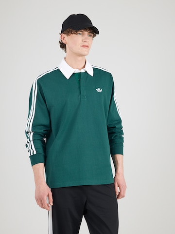 ADIDAS ORIGINALS Тениска в зелено: отпред