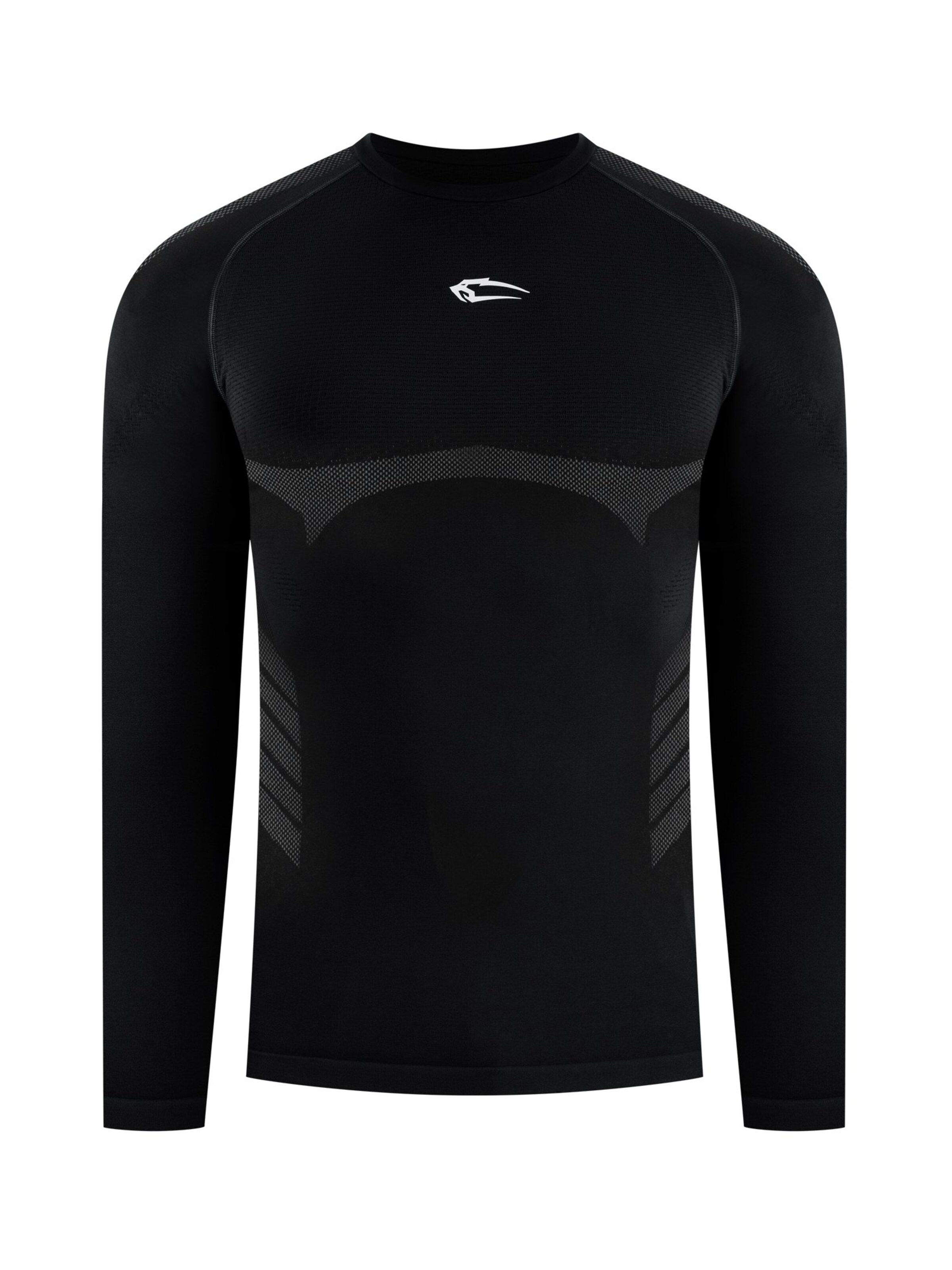Smilodox Compression Longsleeve Carnos in Schwarz: Vorderseite