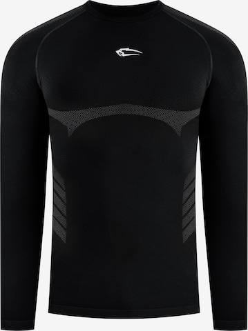 Smilodox Compression Longsleeve Carnos in Schwarz: Vorderseite