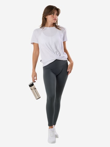 SWEDEMOUNT Skinny Sportbroek 'Core' in Grijs