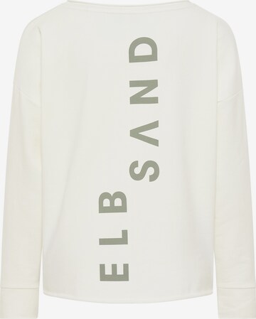 Sweat-shirt 'Riane' Elbsand en blanc