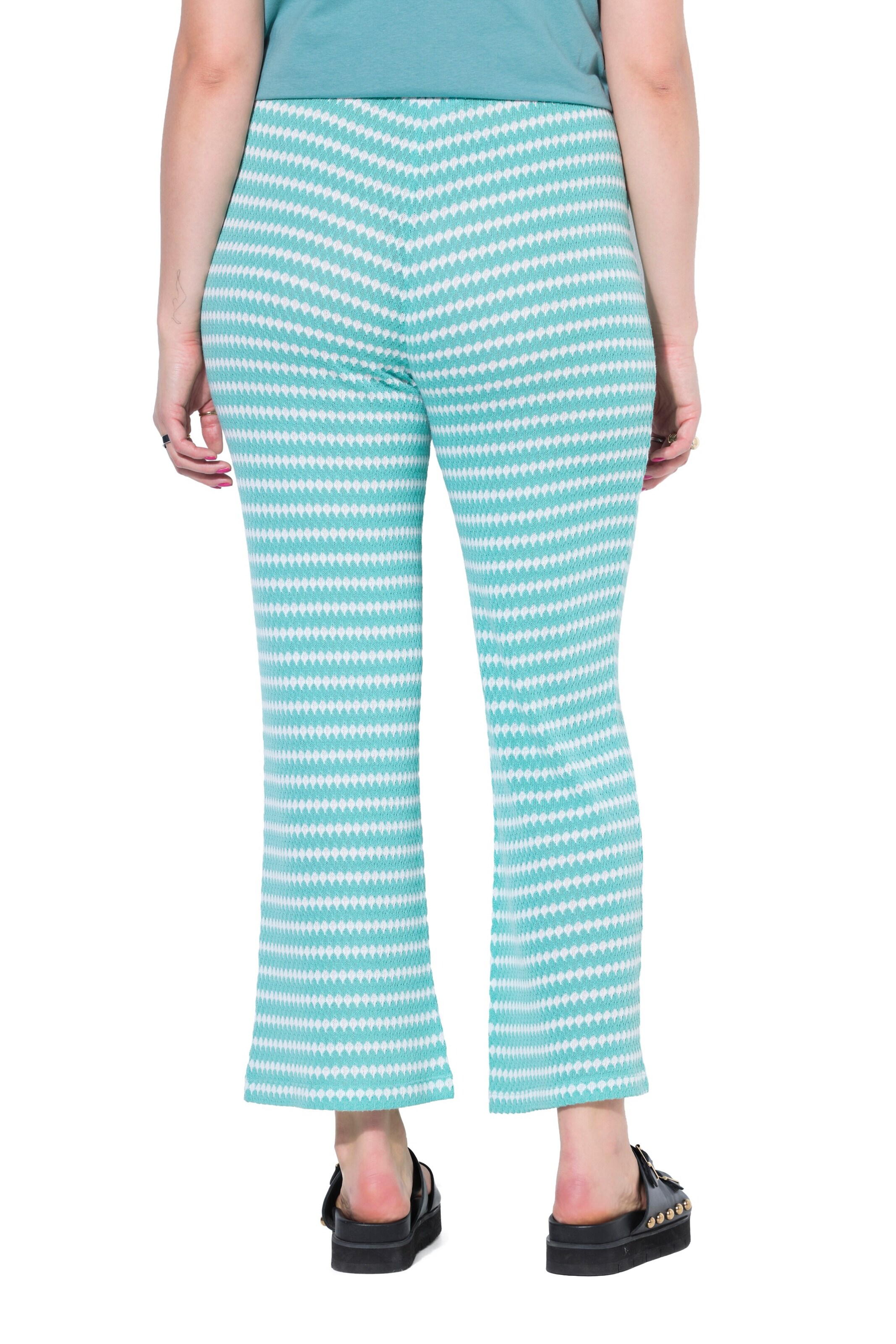 Studio Untold Wide Leg Hose in Grün