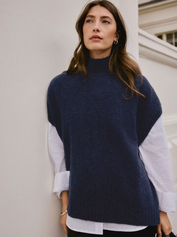 Next Pulóver - kék: elől