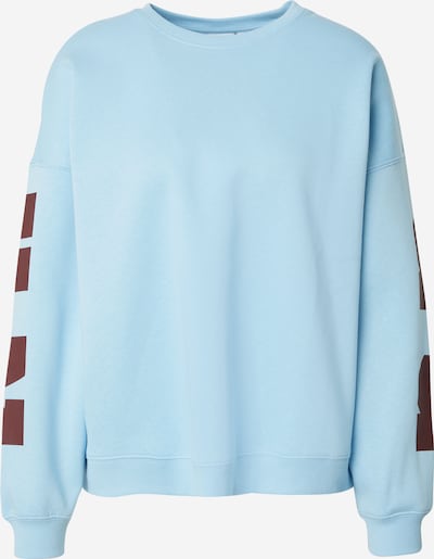 Megztinis be užsegimo 'PCFANY' iš PIECES, spalva – šviesiai mėlyna / rusva, Prekių apžvalga