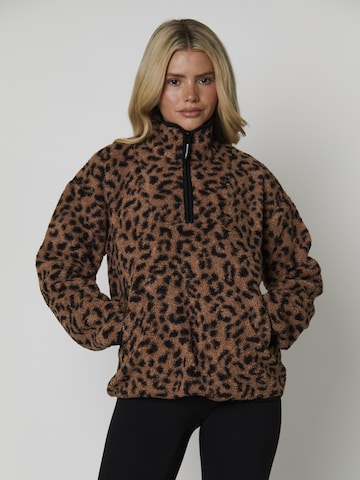 Pullover di South Beach in marrone: frontale