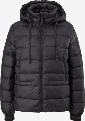 comma casual identity Winter Jacket in Black: front