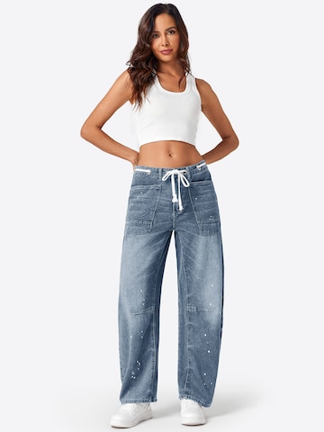 Imily Bela Loosefit Farmer - kék