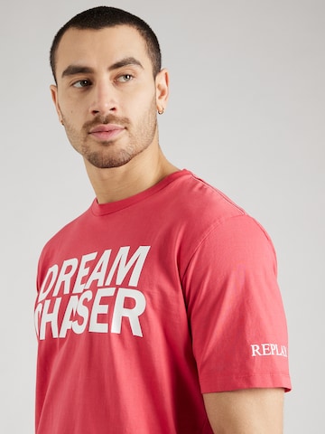 REPLAY Shirt in Rood