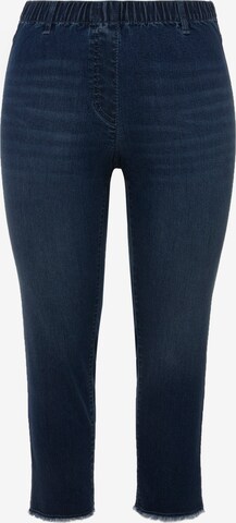 Ulla Popken Jeans in Blauw: voorkant