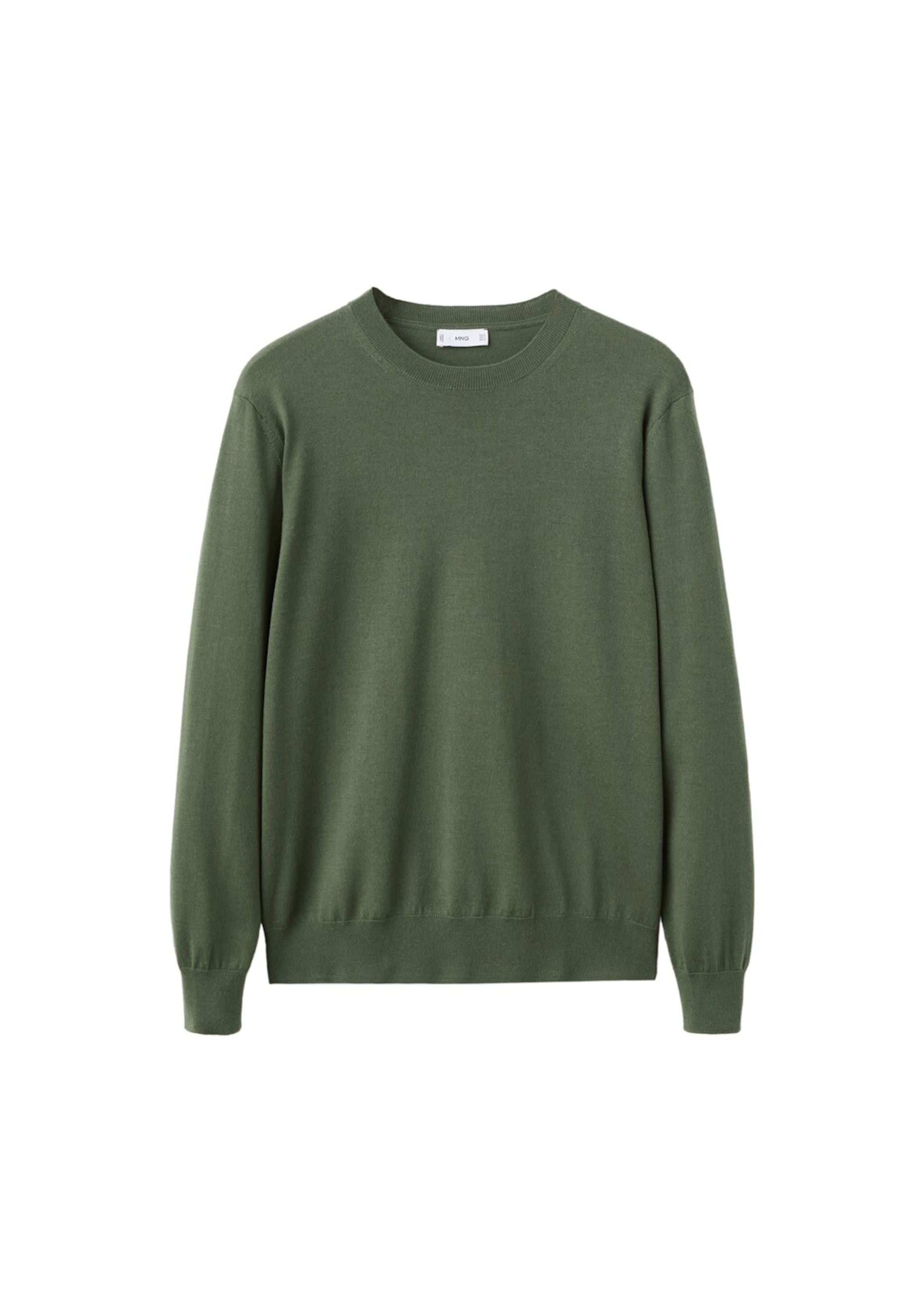 MANGO MAN Sweater 'Willy' in Green: front