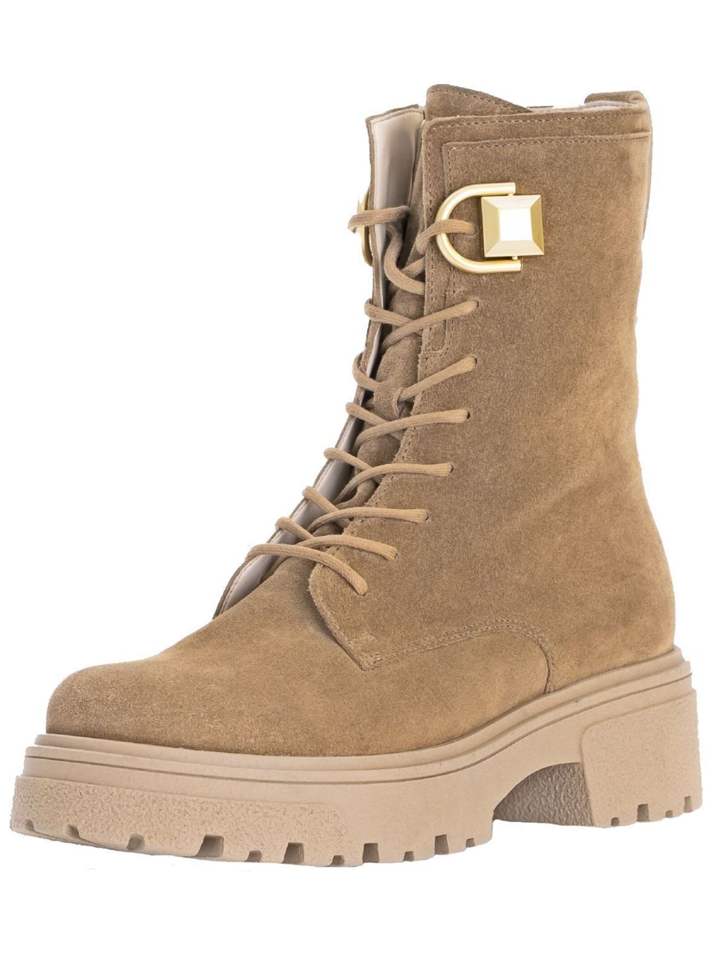 GABOR Lace-Up Ankle Boots in Brown: front