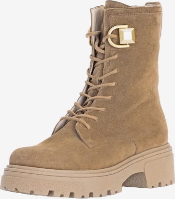 GABOR Schnürstiefelette in Braun: Vorderseite