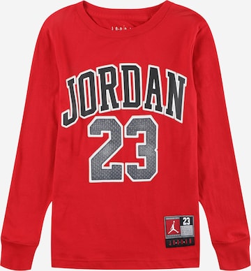 Jordan Shirt 'PRACTICE FLIGHT' in Rood: voorkant