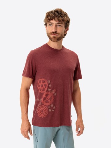 VAUDE Functioneel shirt 'Cyclist' in Rood: voorkant