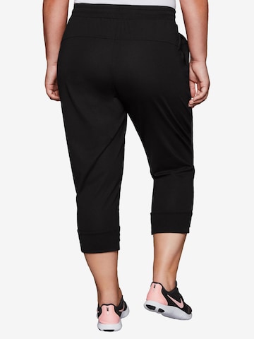 SHEEGO Slim fit Workout Pants in Black