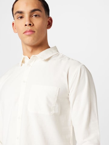 ABOUT YOU Regular fit Button Up Shirt 'Danilo' in Beige