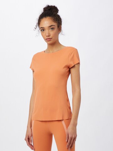 NIKE Functioneel shirt 'ONE' in Oranje: voorkant
