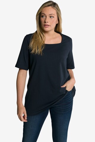 Ulla Popken Shirt ''807286' in Blauw: voorkant