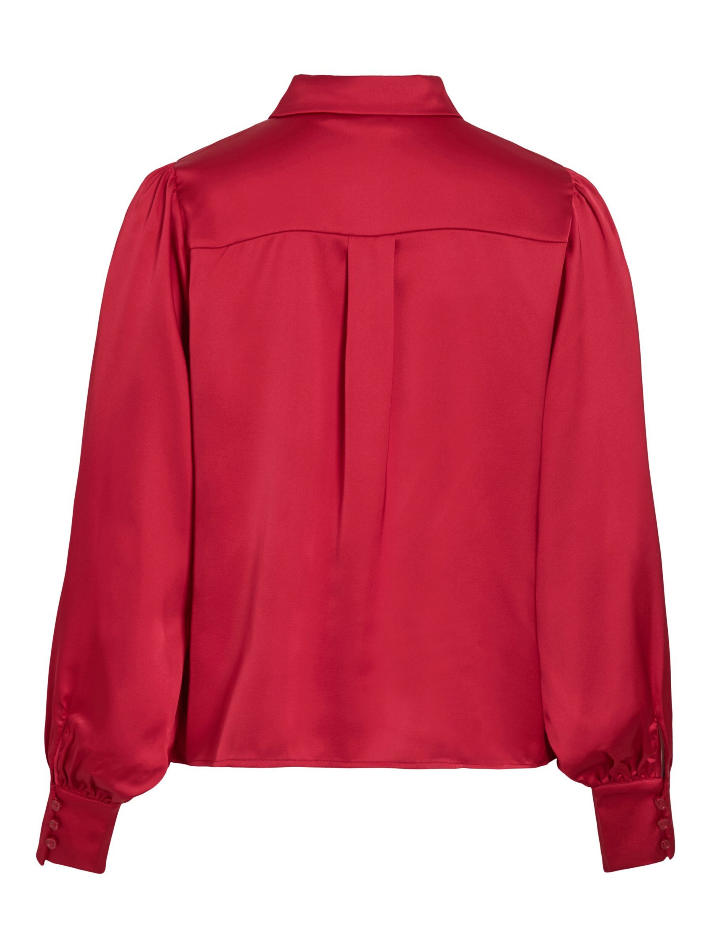 VILA Bluse 'VIEnna Ravenna' i rød