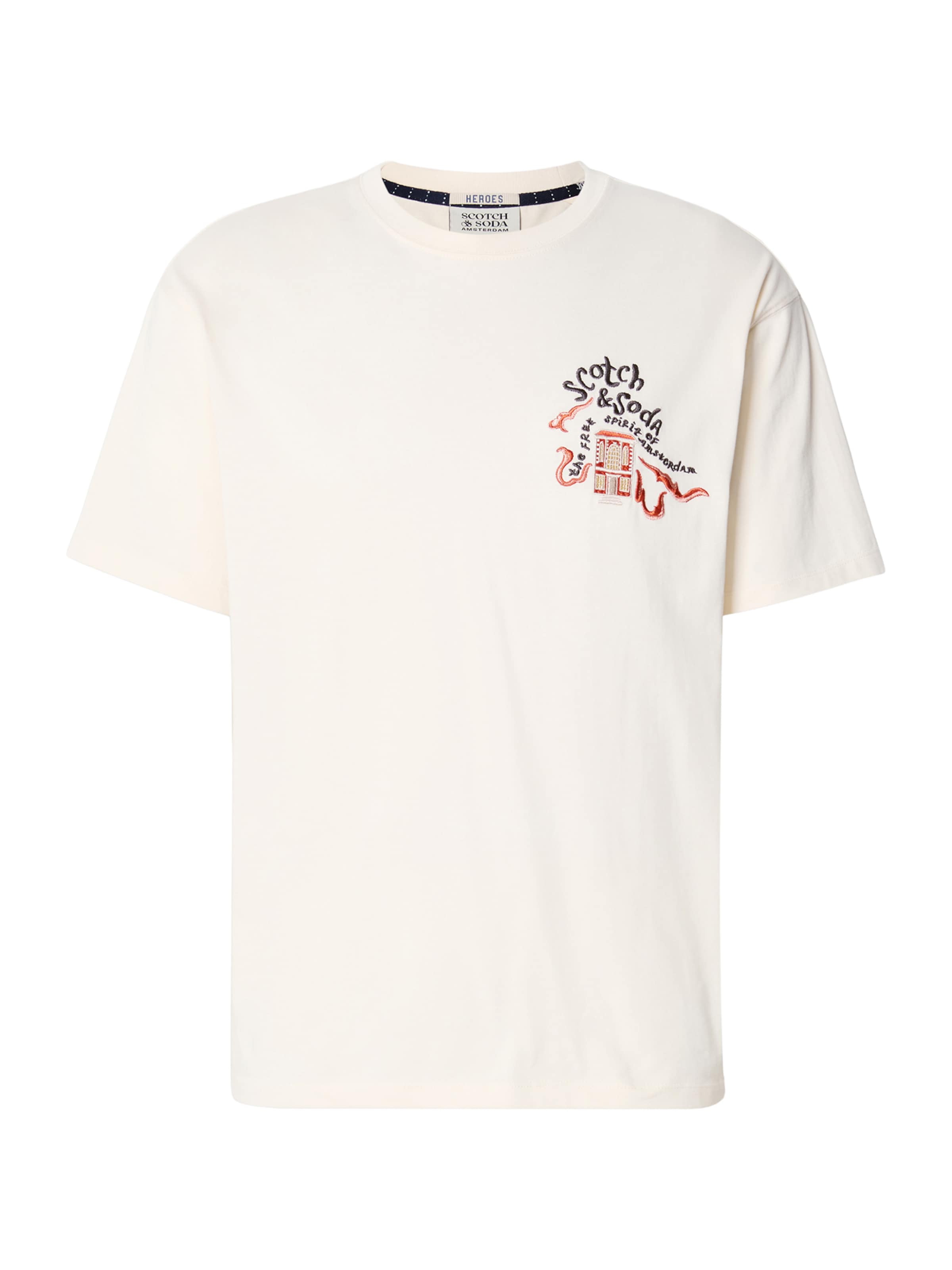 SCOTCH & SODA Shirt 'The 40th Annive' in Yellow: front