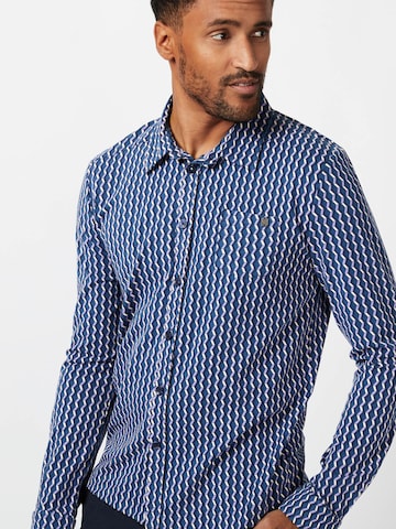 Regular fit Camicia 'Only Have Eyes 42' di 4funkyflavours in blu