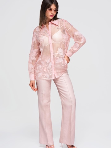 Ombre Blouse in Roze