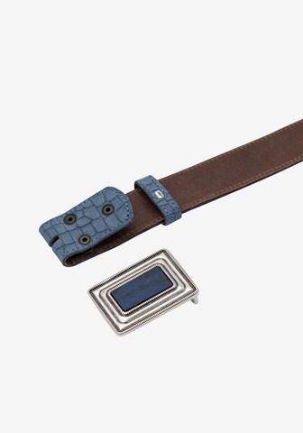 RETTUNGSRING by showroom 019° Belt 'Alaska Sangria' in Blue