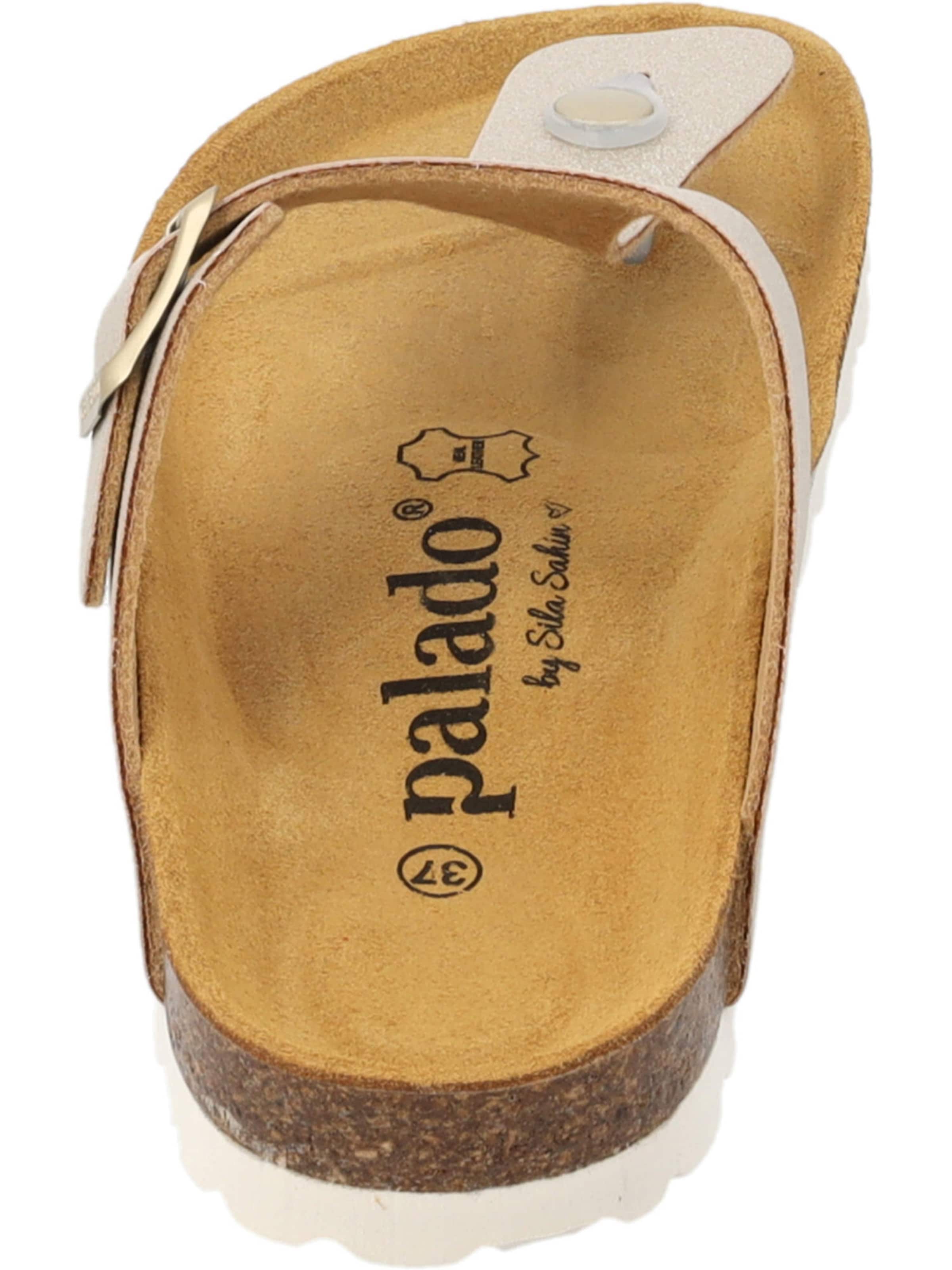 Flip-flops 'Kos Magnolia' de la Palado by Sila Sahin pe auriu