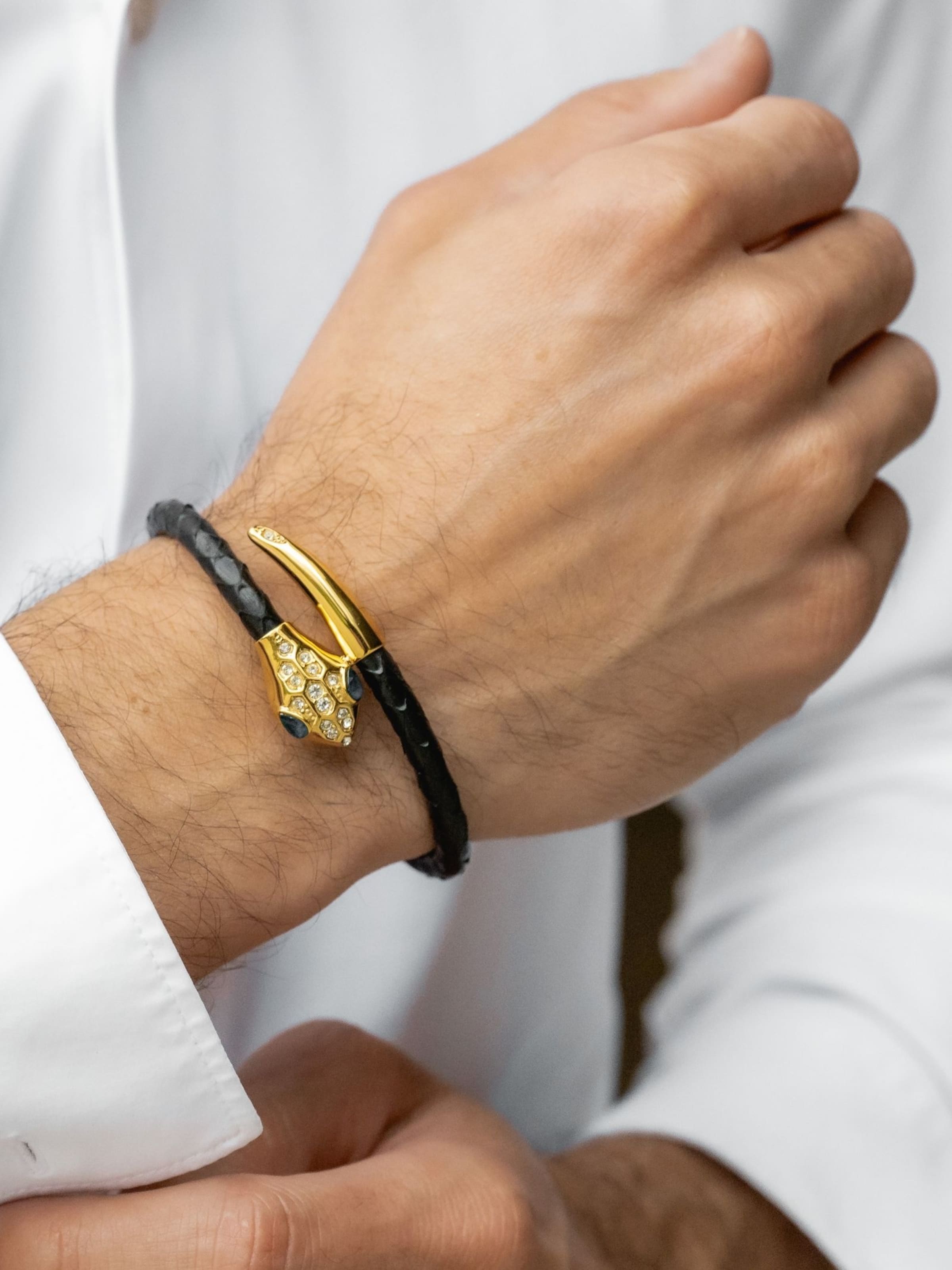 Bracelet 'Snake Head' GT Collection en mélange de couleurs