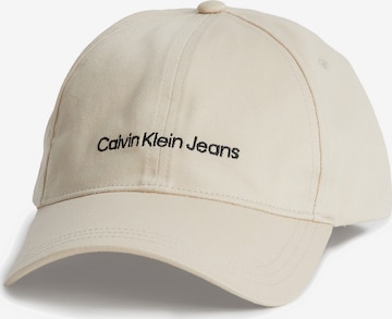 Calvin Klein Jeans Hætte i beige: forside