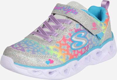 SKECHERS Baskets 'HEART LIGHTS' en mélange de couleurs / argent, Vue avec produit