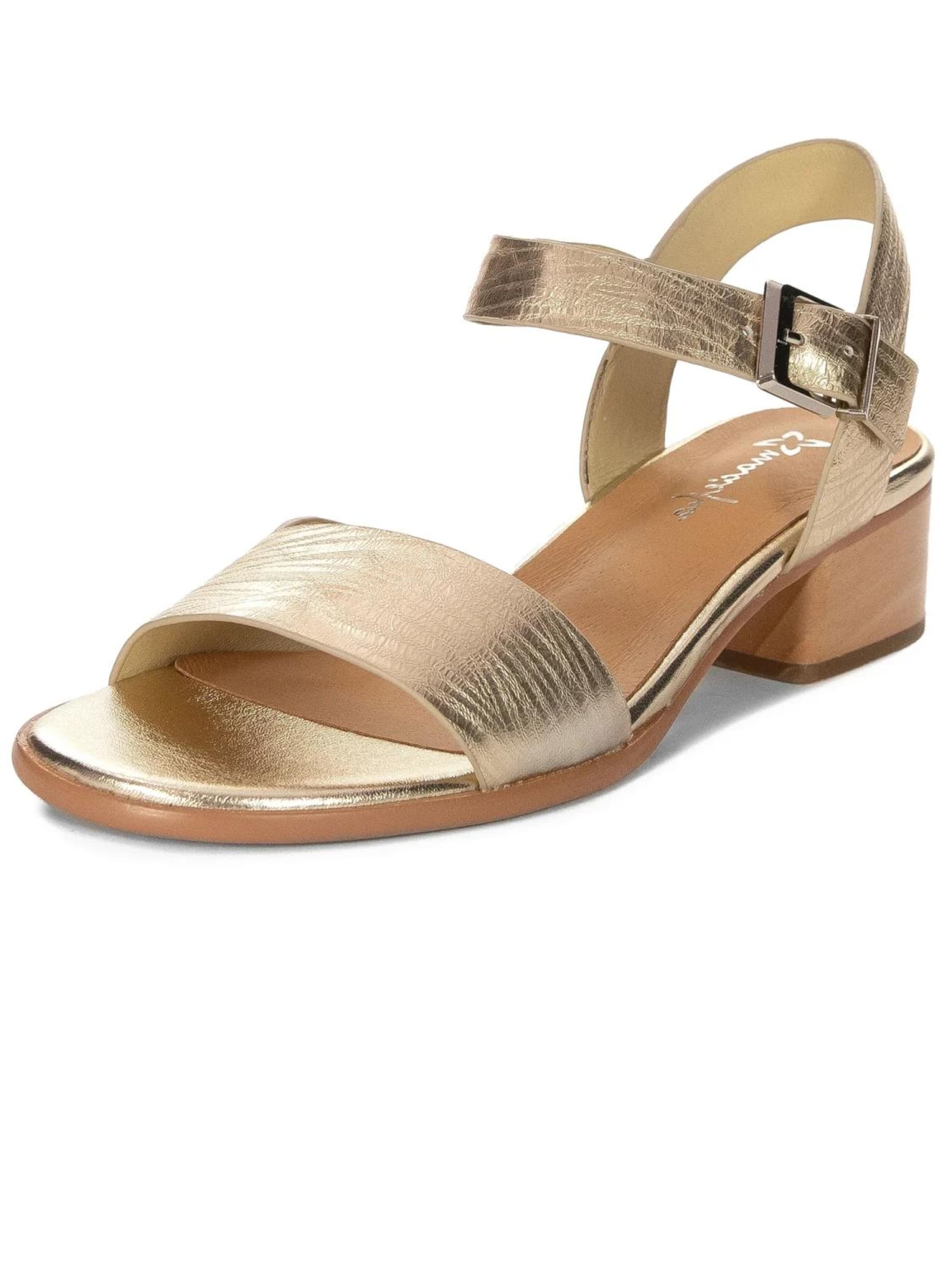 Maciejka Sandale 'N6802-25/00-1'‌‌‌‌‌‌‌‌ in Gold: Vorderseite